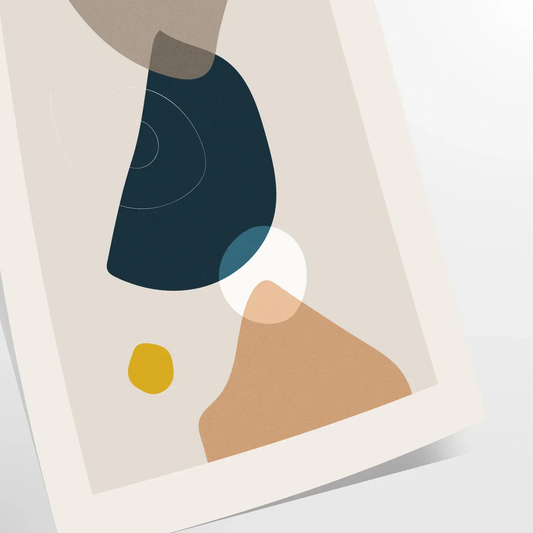 space Boho Abstract Art 34 poster print vibrant colors eclectic charm perfect standout wall piece thoughtful gift bohemian decor enthusiasts unframed versions