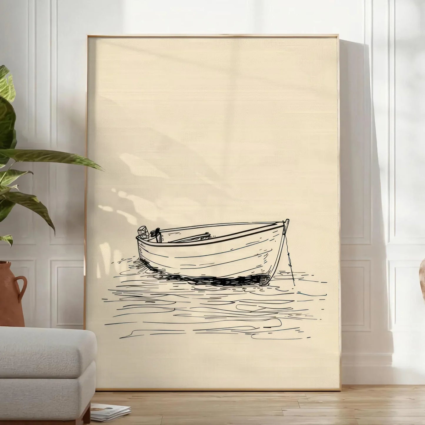 space Boho Abstract Art 35 poster vibrant green orange hues print perfect touch style room ideal gift lovers unframed options wall stunning artwork today