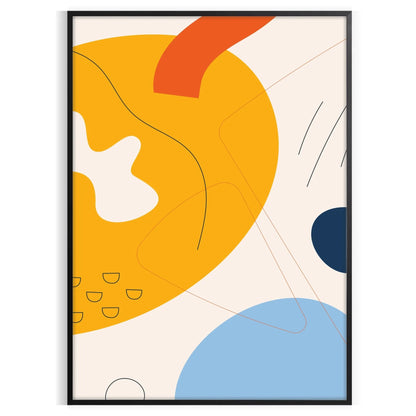 space captivating boho art poster stunning blend abstract bohemian style wall piece ideal gift lovers sizes A4 cm A0 unique decor needs