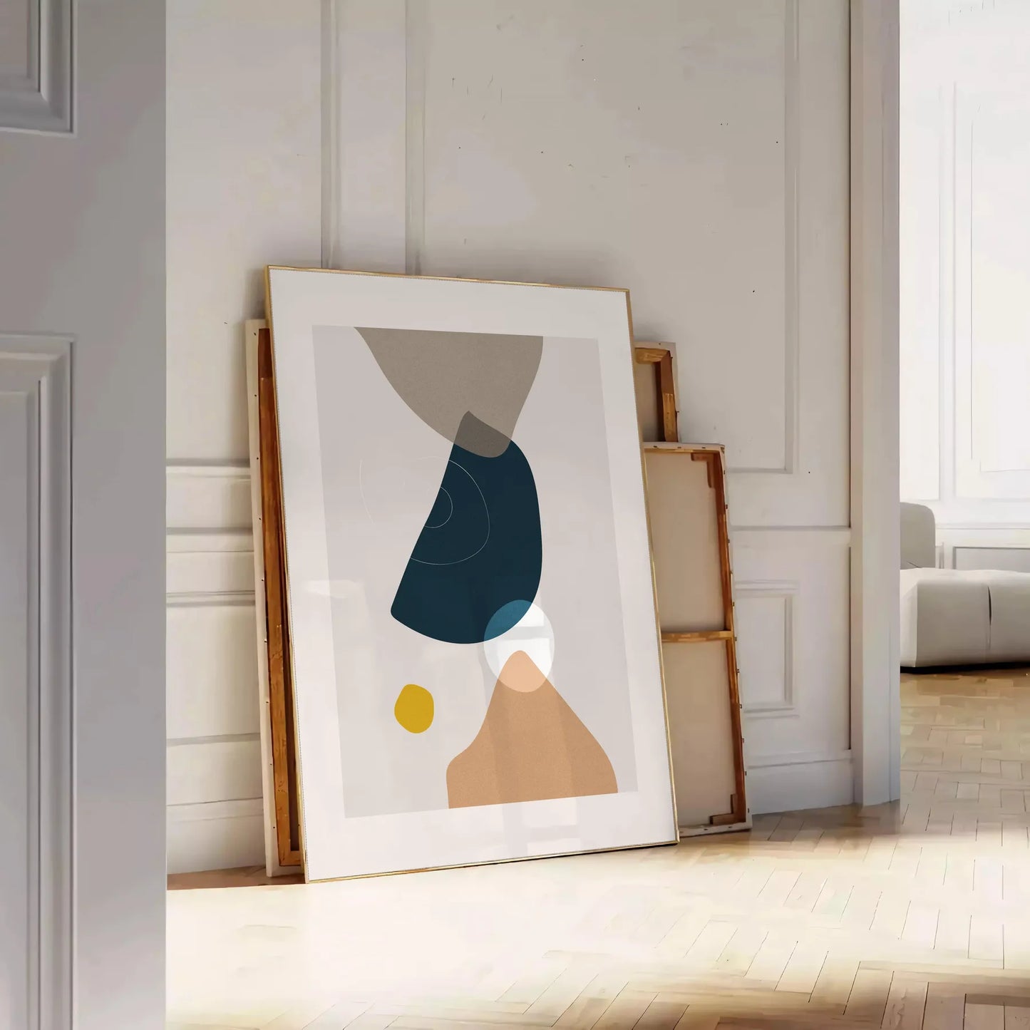 space Boho Abstract Art 34 poster print vibrant colors eclectic charm perfect standout wall piece thoughtful gift bohemian decor enthusiasts unframed versions