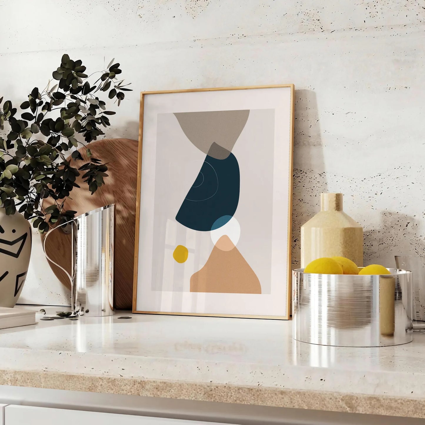 space Boho Abstract Art 34 poster print vibrant colors eclectic charm perfect standout wall piece thoughtful gift bohemian decor enthusiasts unframed versions