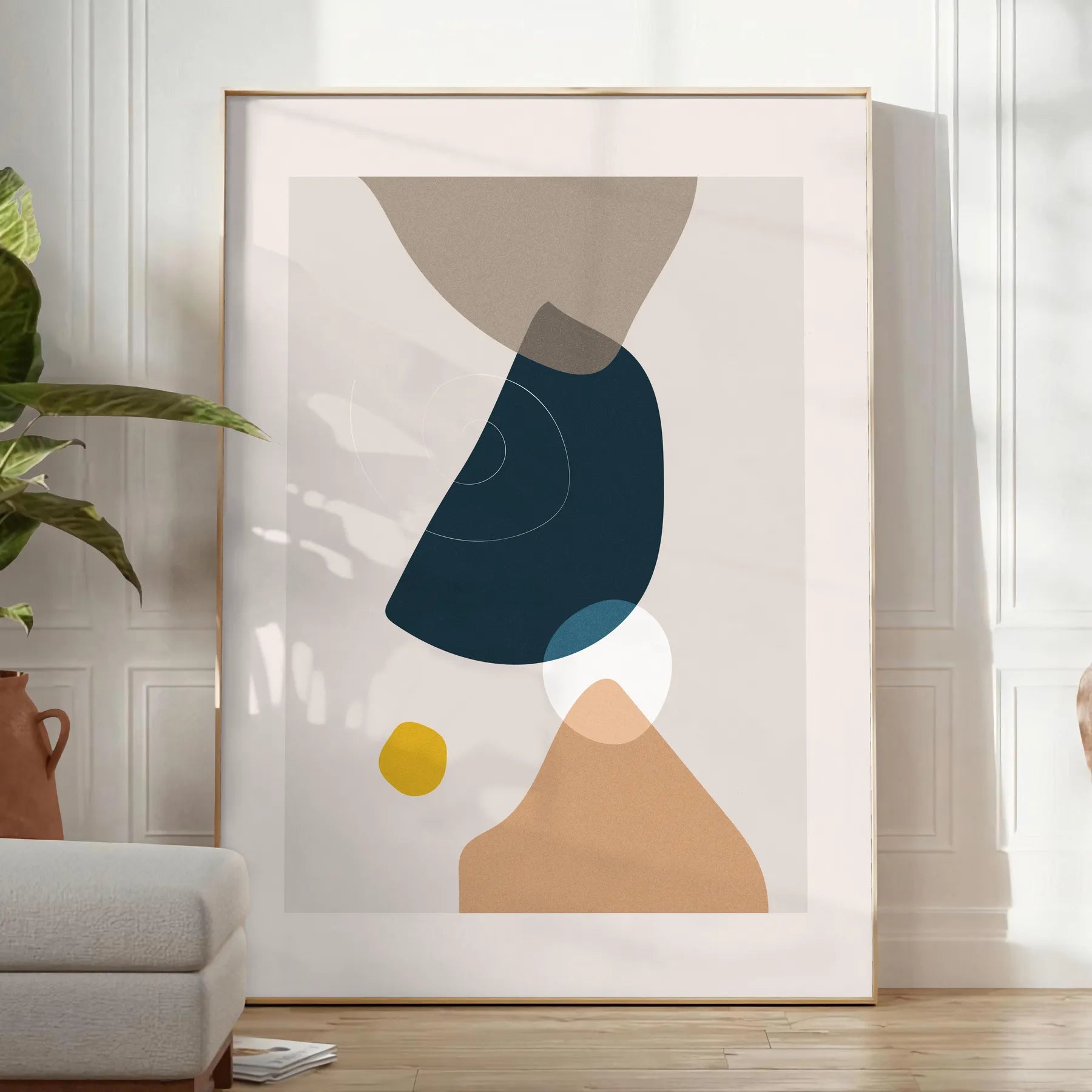 space Boho Abstract Art 34 poster print vibrant colors eclectic charm perfect standout wall piece thoughtful gift bohemian decor enthusiasts unframed versions