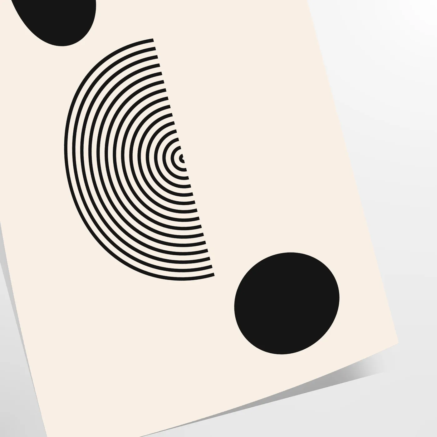 space Boho Art Wall poster abstract sophisticated gray black tones stunning print perfect touch chic elegance room thoughtful gift unframed options