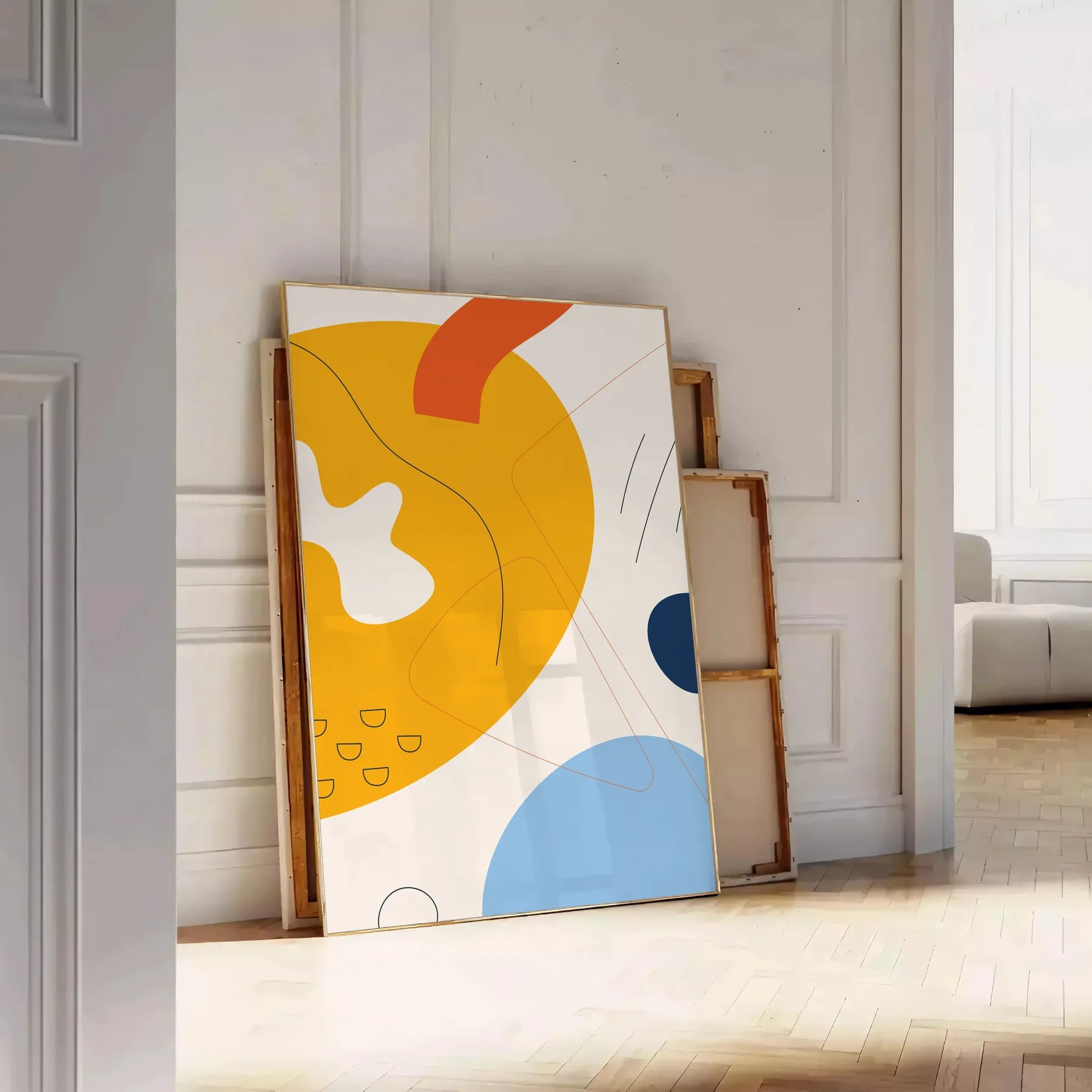 space captivating boho art poster stunning blend abstract bohemian style wall piece ideal gift lovers sizes A4 cm A0 unique decor needs