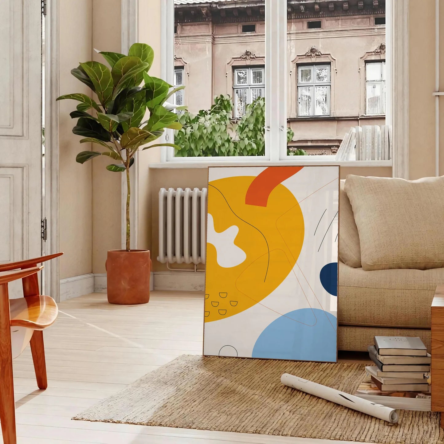 space captivating boho art poster stunning blend abstract bohemian style wall piece ideal gift lovers sizes A4 cm A0 unique decor needs